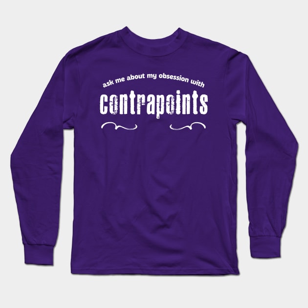 Contrapoints - Aesthetic Fanart Design Long Sleeve T-Shirt by DankFutura